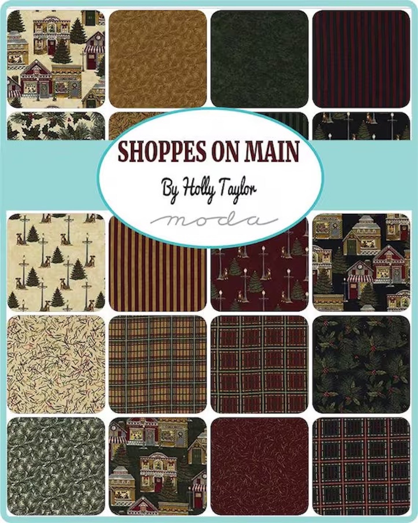 Shoppes on Main Layer Cake: 42 Pc