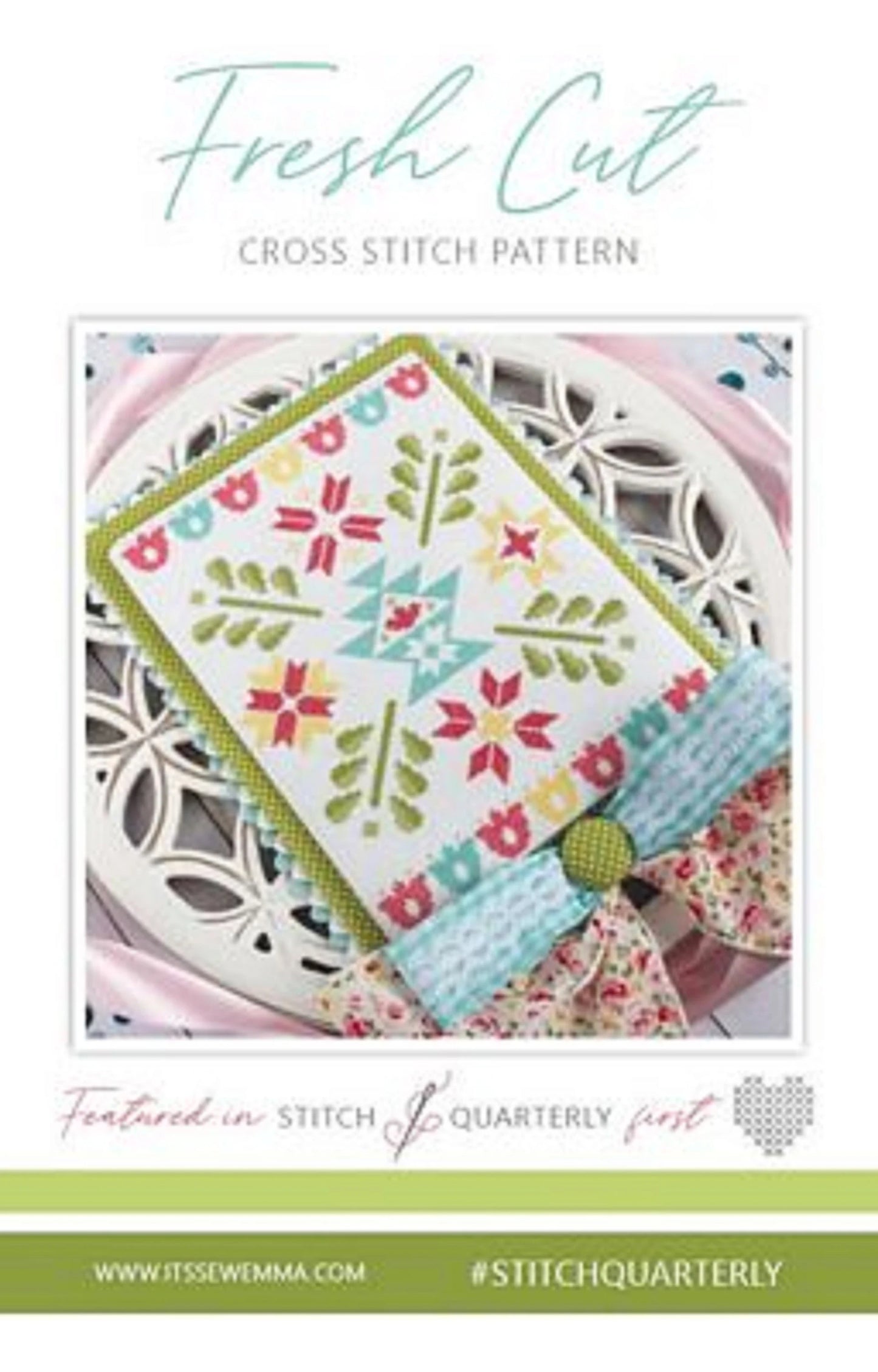 Fresh Cut Cross Stitch Pattern- It's Sew Emma- Stitch Quarterly