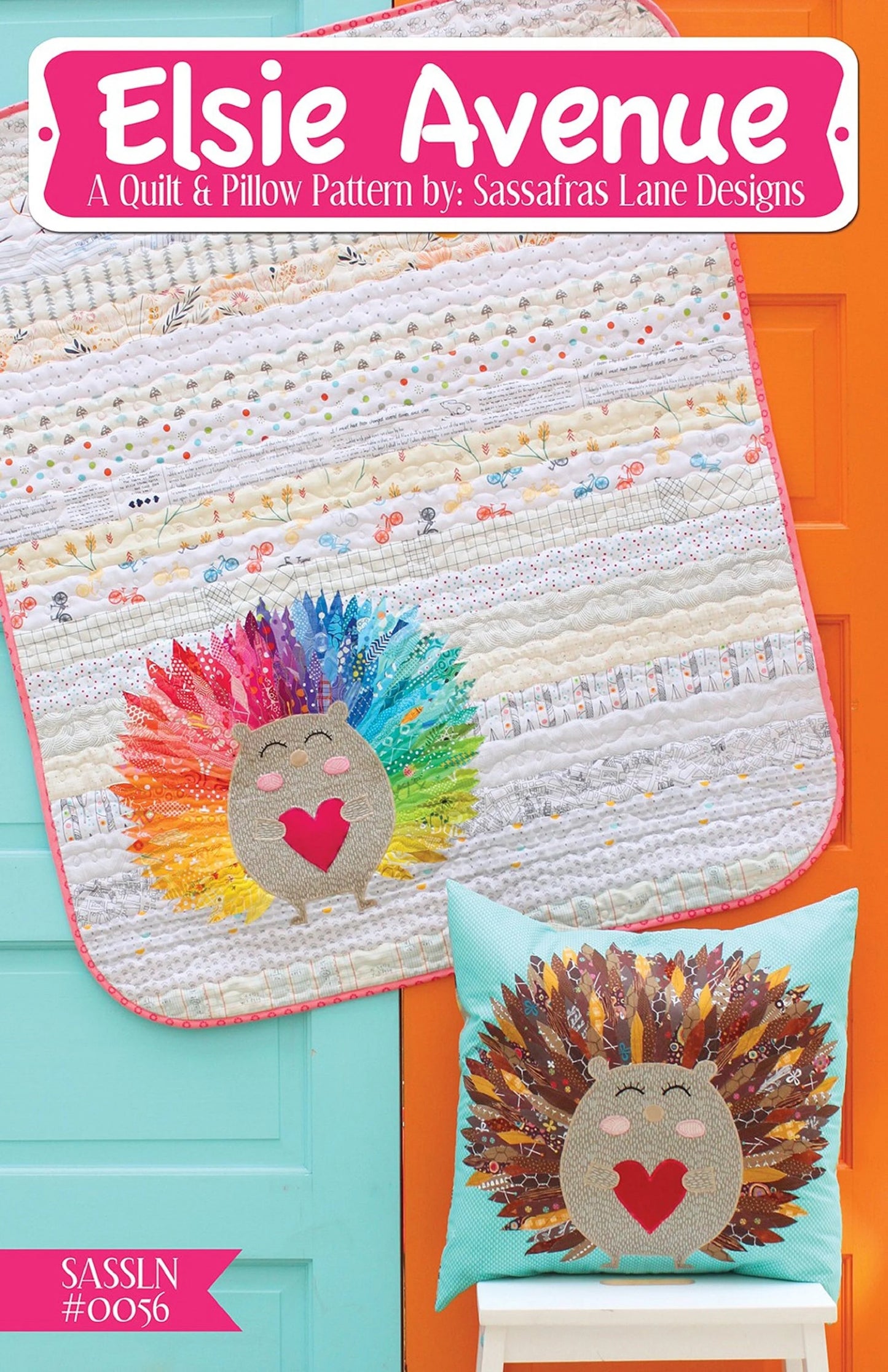 Elsie Avenue Quilt and Pillow Pattern
