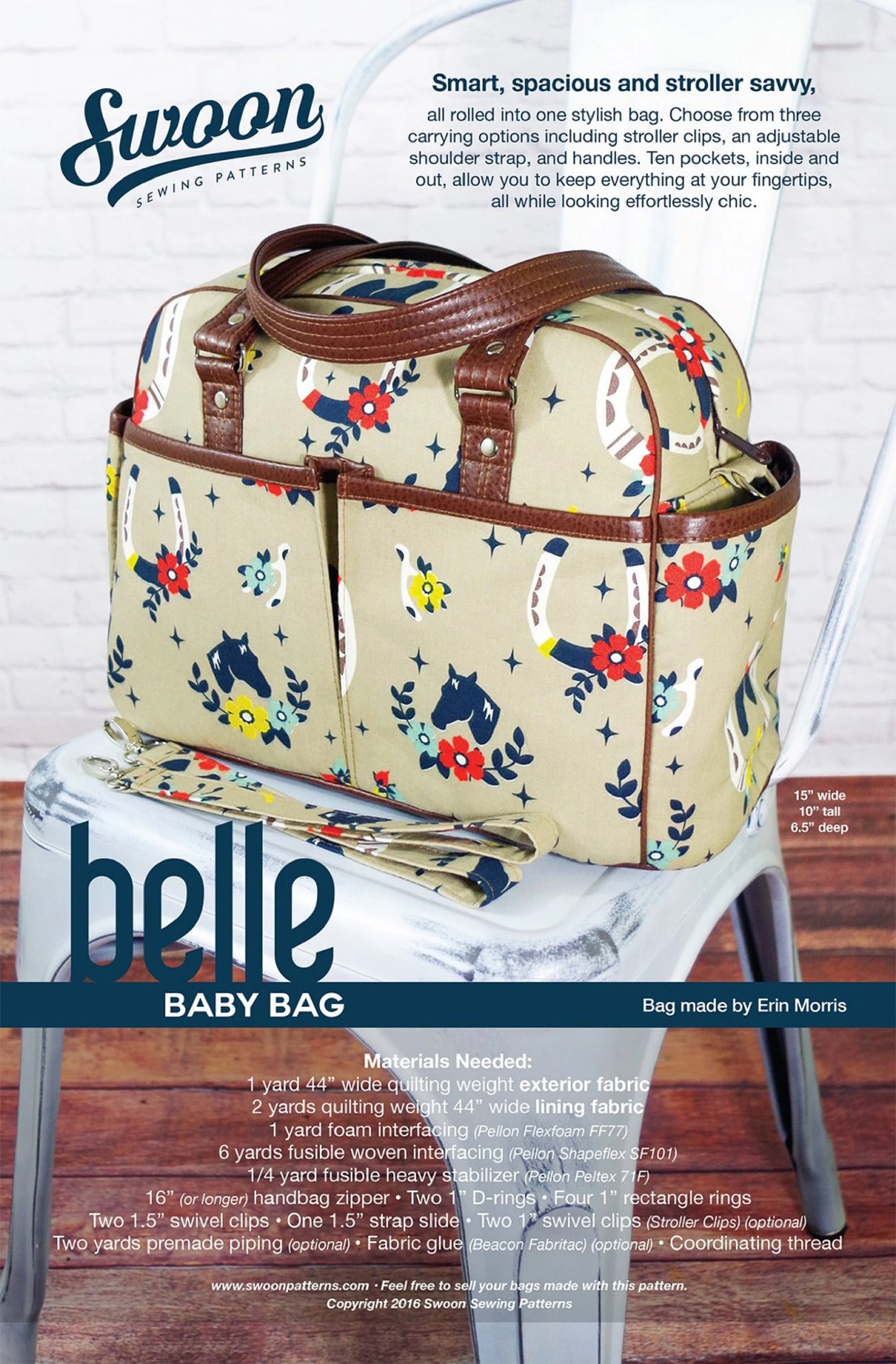 Belle Baby Bag Pattern