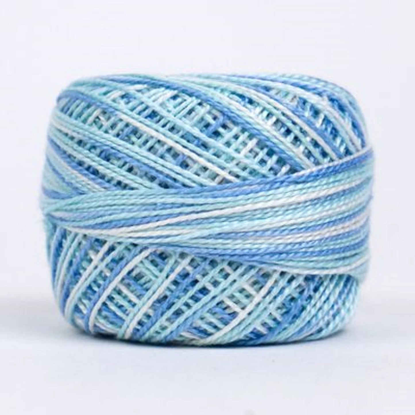 Wonderfil Eleganza Perle Cotton Thread EZM1018 Glacier Variegated