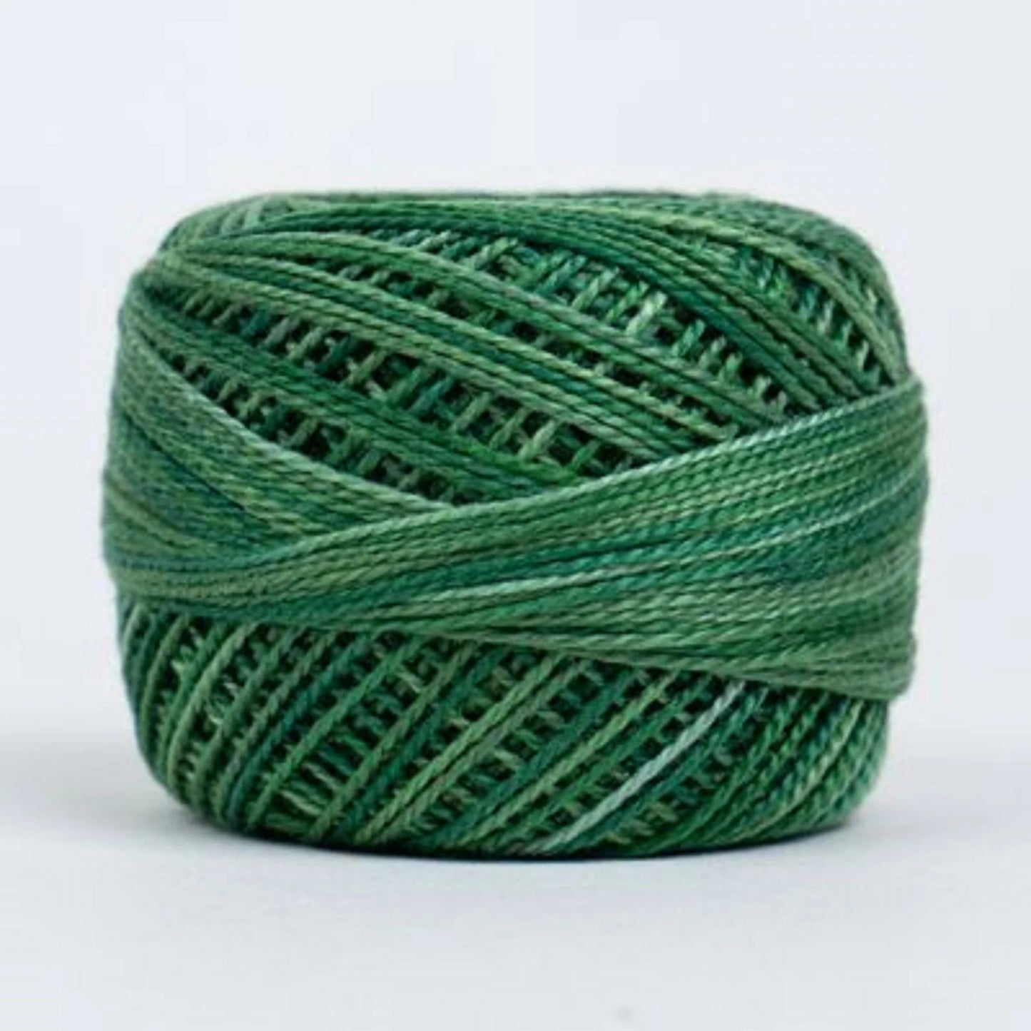 Wonderfil Eleganza Perle Cotton Thread EZM1020 Mossy Alcove Variegated