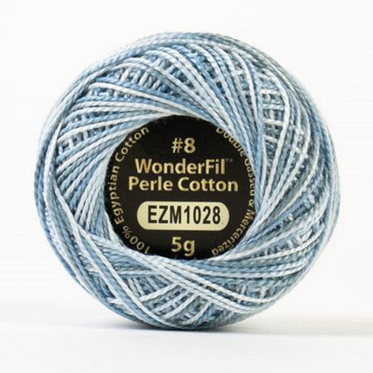 Wonderfil Eleganza Perle Cotton Thread EZM1028 Arctic Wind Variegated
