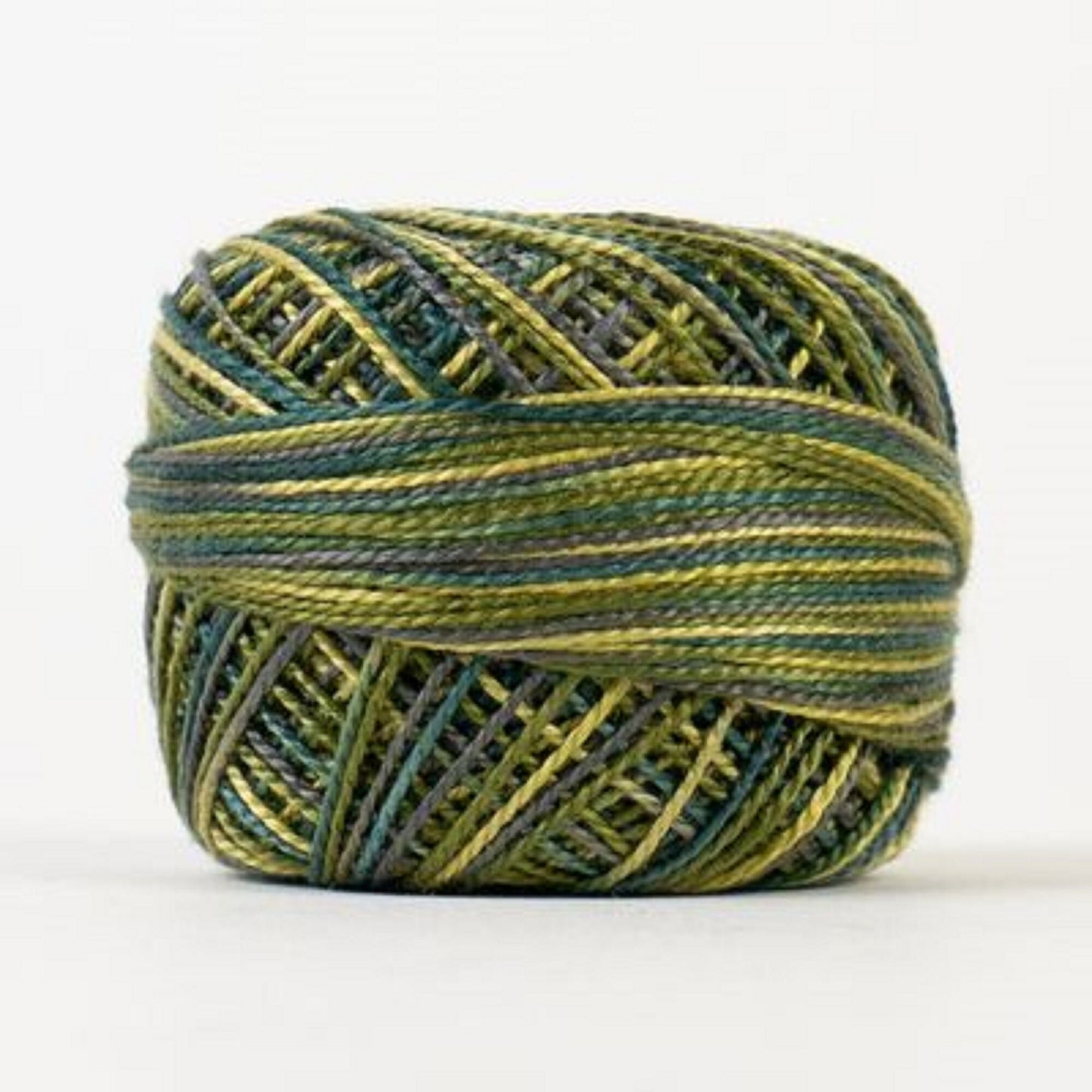 Wonderfil Eleganza Perle Cotton Thread EZM1024 Cedar Grove Variegated