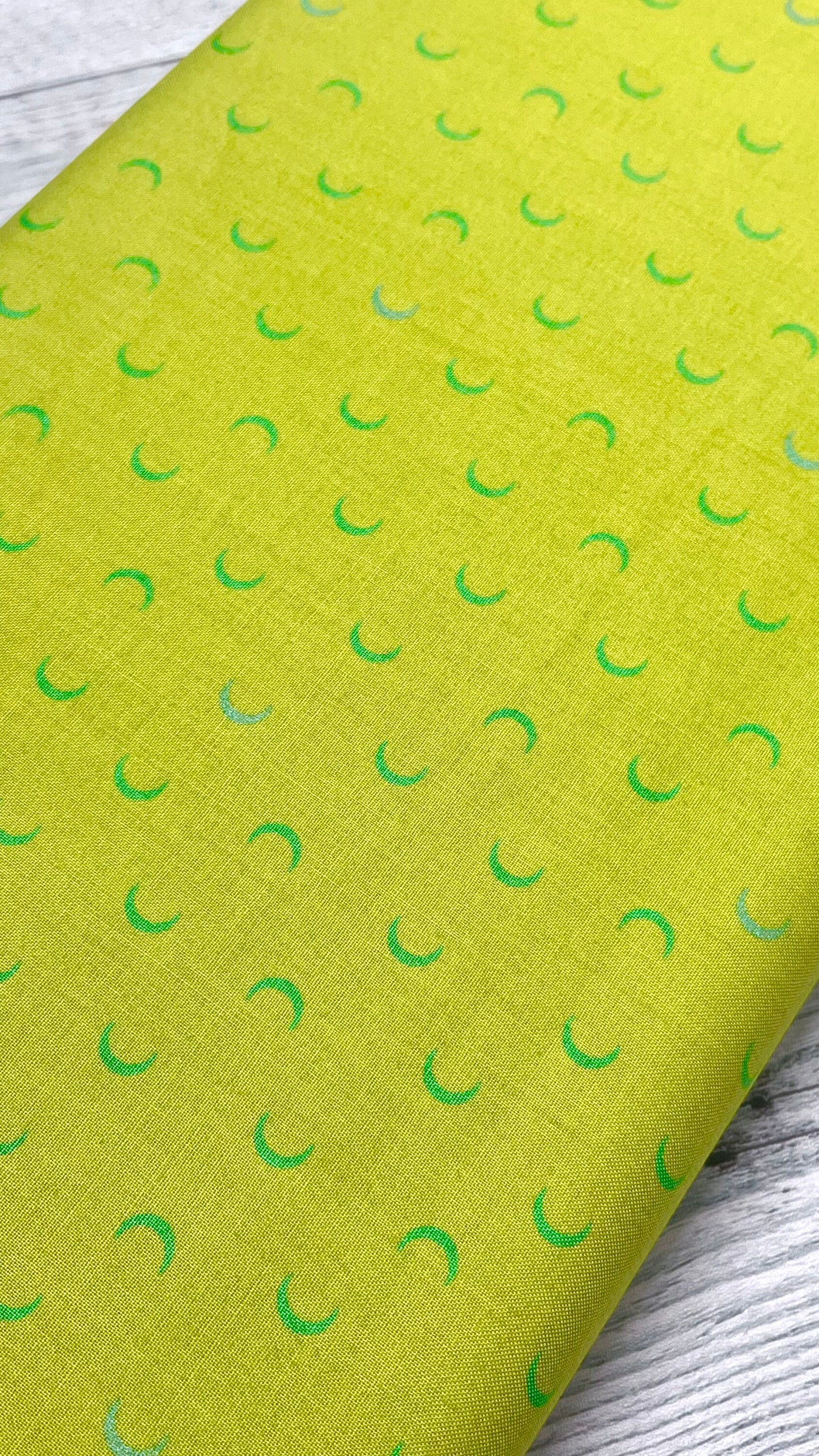 Wildside - Moon Age - Lime: Sold By The 1/2 Yard