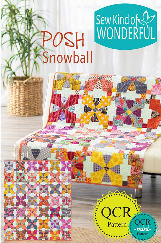 Posh Snowball- QCR Mini Pattern
