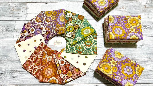 Groovy Boho / RJR Fabrics - Shop Assembled Fat Quarter Bundle - 11PC