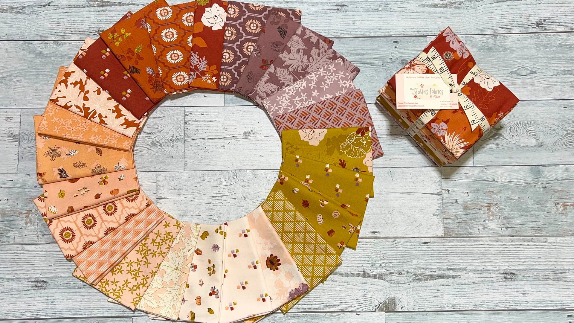 Maple full collection fabric bundle | 24 pieces | Choose fat quarters or half yards | Designed by Gabrielle Neil high quality for Moda | Store cut