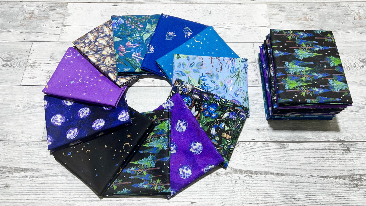 Full Moon- Figo Fabrics - Shop Assembled Fat Quarter Bundle