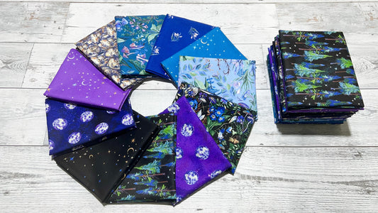 Full Moon- Figo Fabrics - Shop Assembled Fat Quarter Bundle