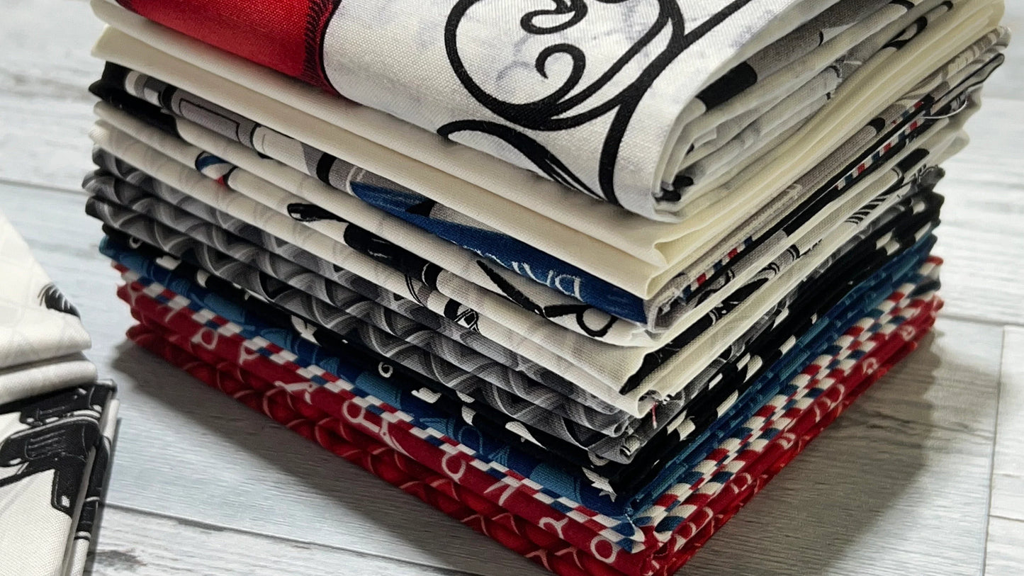 Hipster- Shop Assembled Fat Quarter Bundle