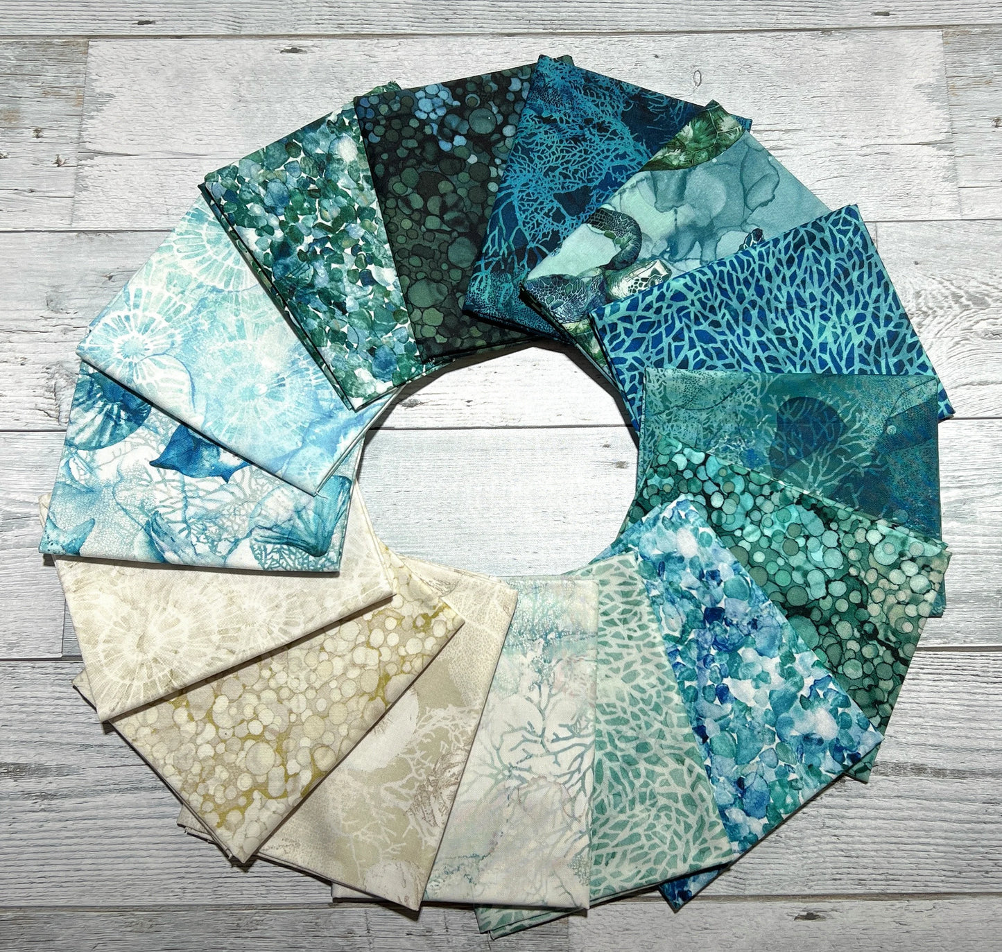 Sea Breeze - Shop Assembled Fat Quarter Bundle: Choice of Bundle