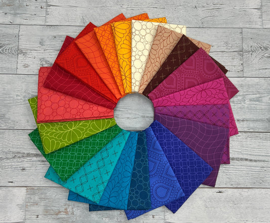 Rainbow Spice/Moda Fabrics - Shop Assembled Fat Quarter Bundle: Choice of Size