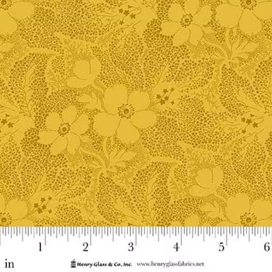 Love Struck- Yellow Endless Summer: Sold by the 1/2 yard
