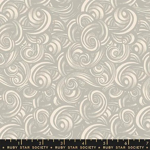 Fireglow- Oyster Smoke: Sold by the 1/2 yard