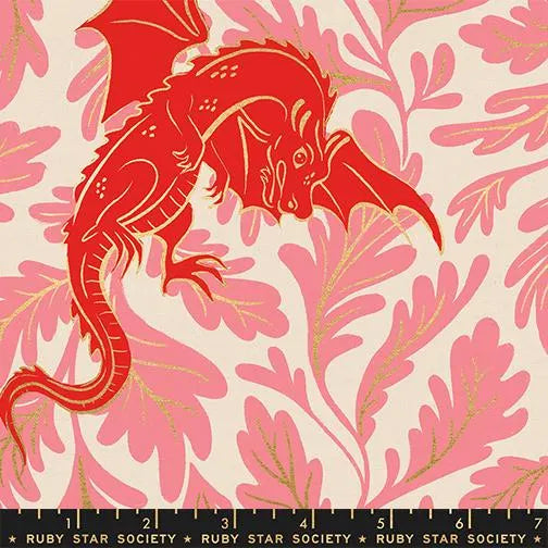 Fireglow- Dark Ruby Metallic Dragon Lair Canvas: Sold by the 1/2 yard.