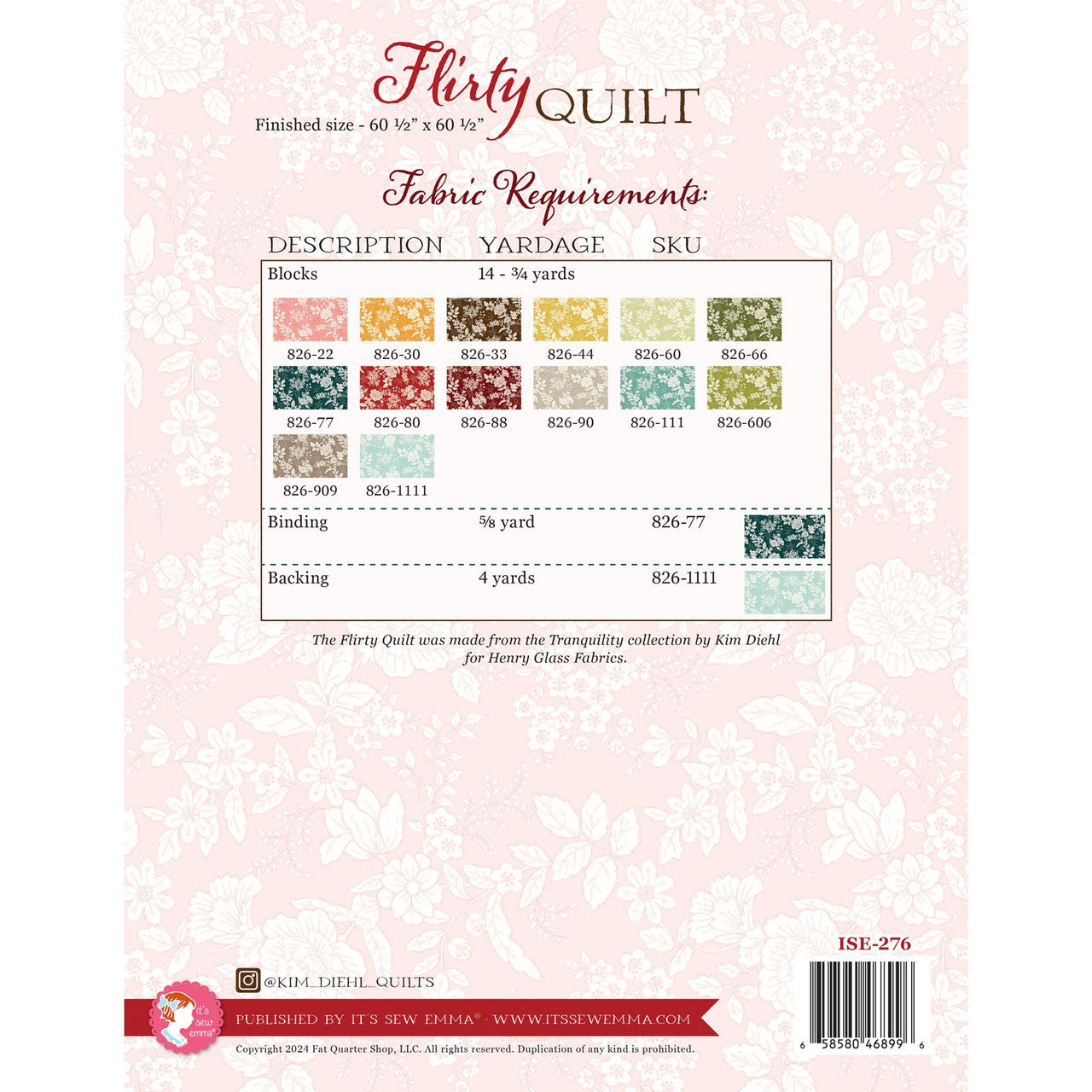 Flirty Quilt Pattern