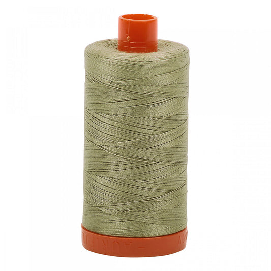 Aurifil 50wt Mako - 1422 Yards- Light Khaki Green