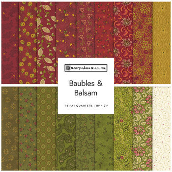 Baubles & Balsam Fat Quarter Bundle- 18 piece