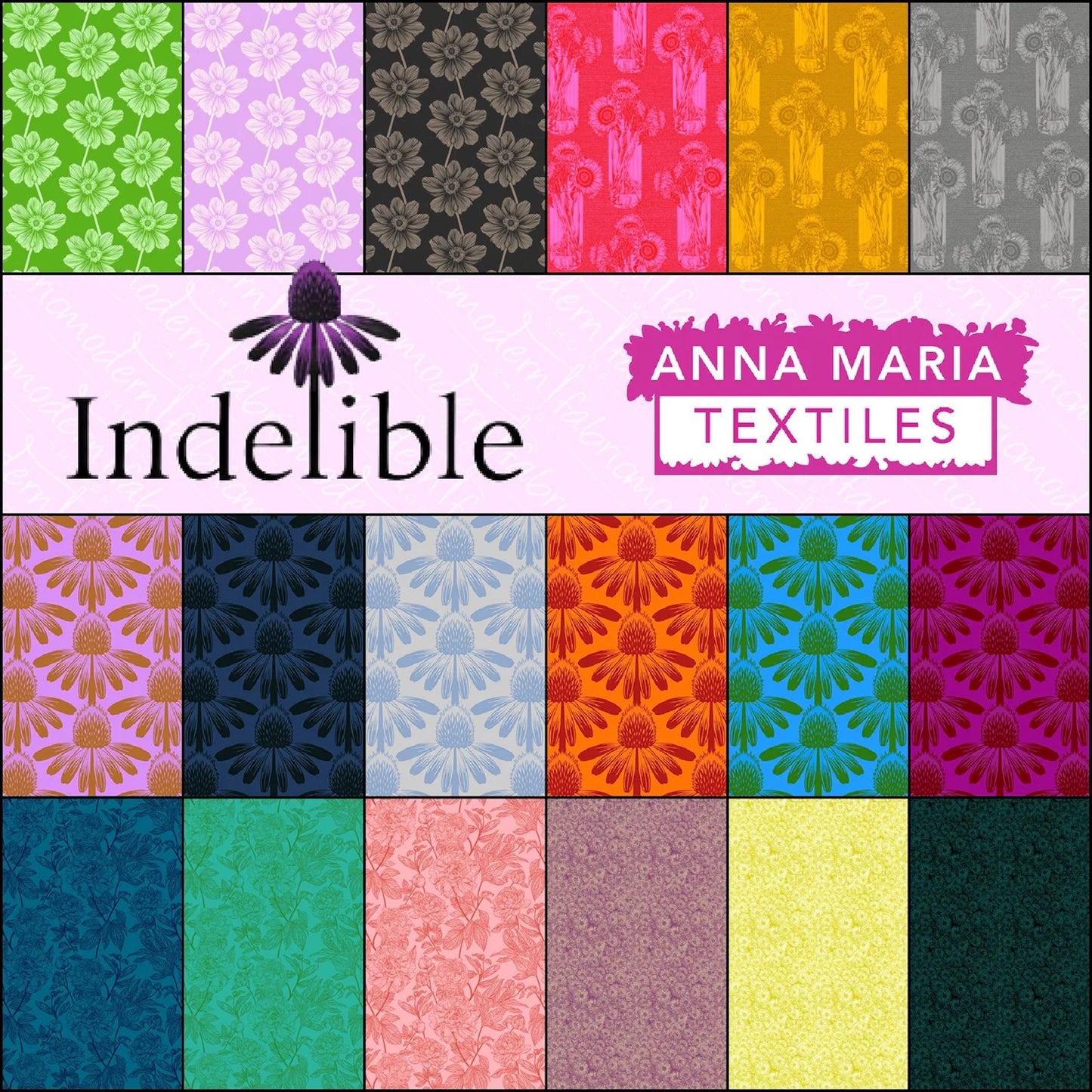Indelible Fat Quarter Bundle: 18pc