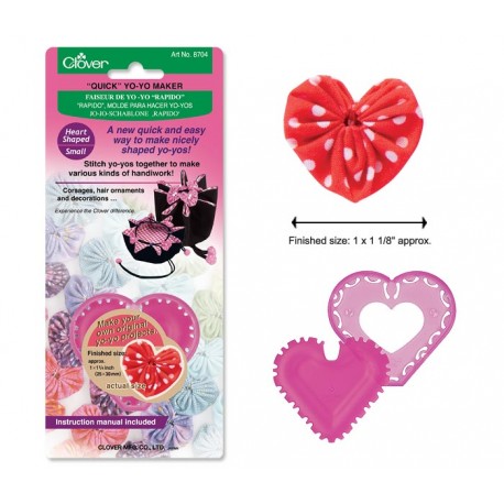 Clover Heart Shaped Yo-Yo Maker: Small