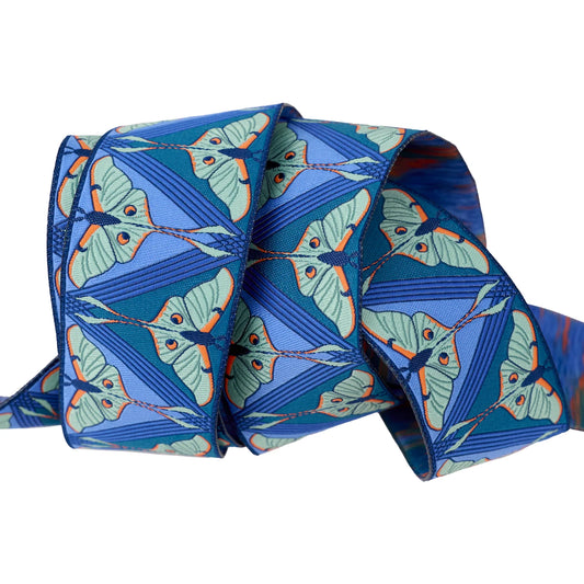 Mythical- Lunar Moth 1.5" Ribbon: Sold By the Yard
