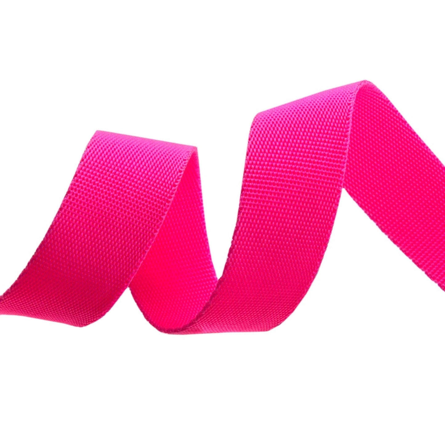 Tula Pink- Cosmic/Hot Pink 1" Everglow Webbing: Sold By the Yard- Cut Continuously