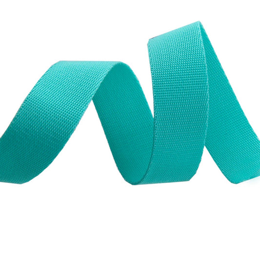 Tula Pink- Spirit/Teal 1" Everglow Webbing: Sold By the Yard- Cut Continuously