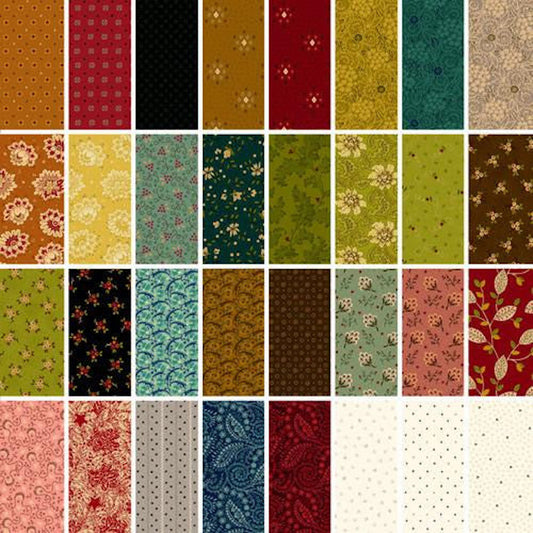 Quiet Grace by Kim Diehl / Henry Glass - Fat Quarter Bundle 32Pc