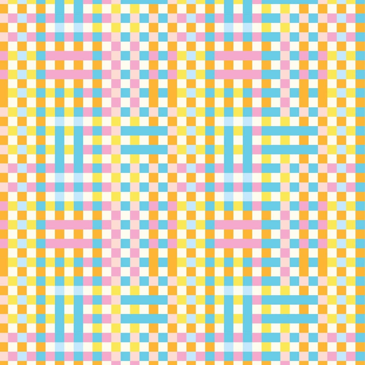 High in the Sky- Multi Wondergrid: Sold by the 1/2 Yard