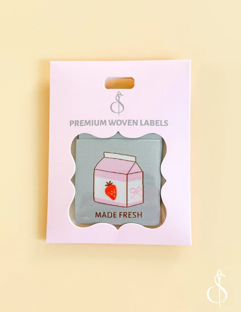 Made Fresh Woven Quilt Labels- 8pk