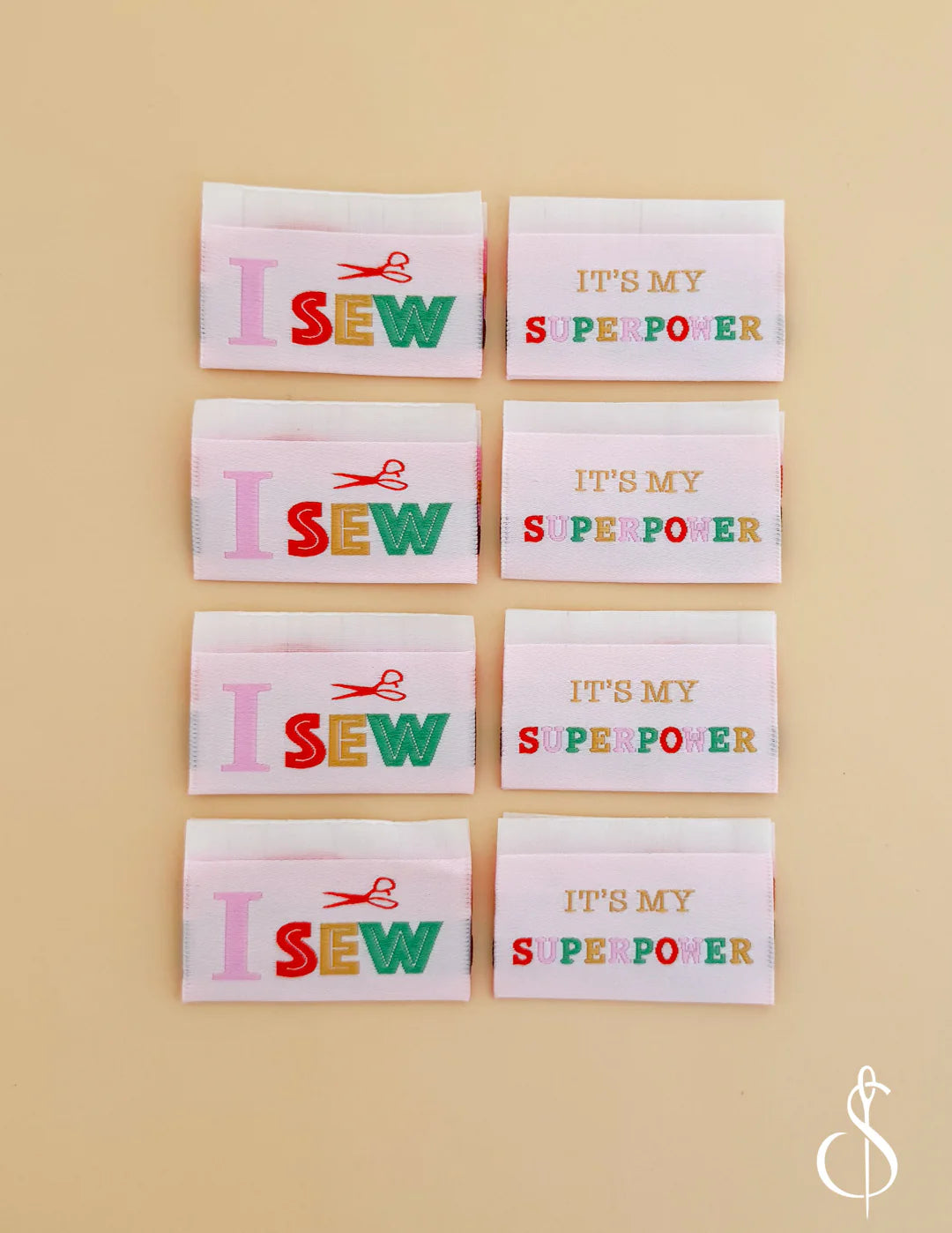 Superpower 2 Woven Quilt Labels- 8pk