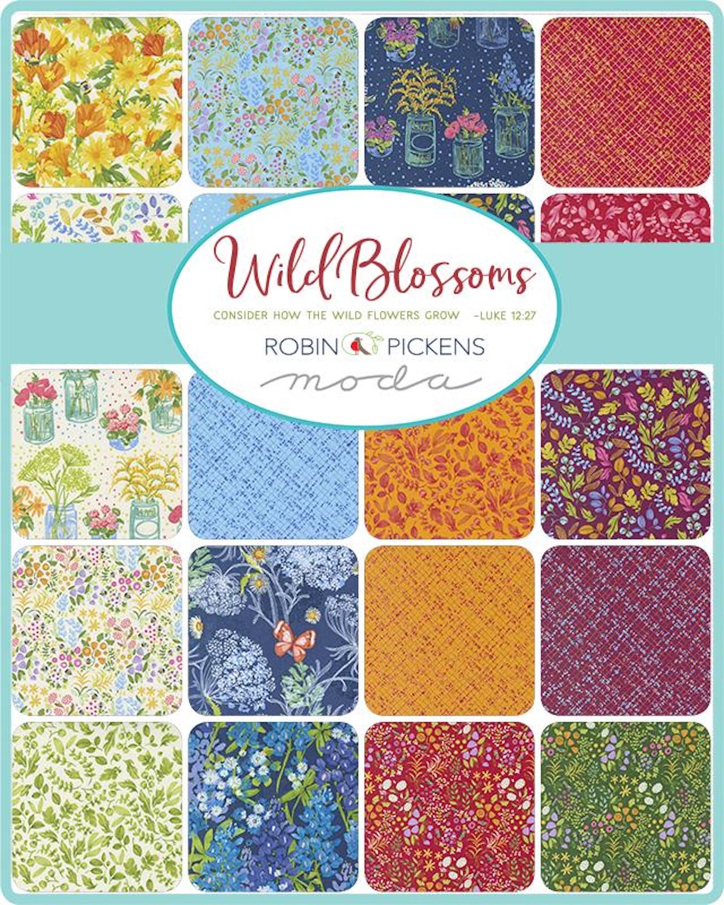 Wild Blossoms Jelly Roll