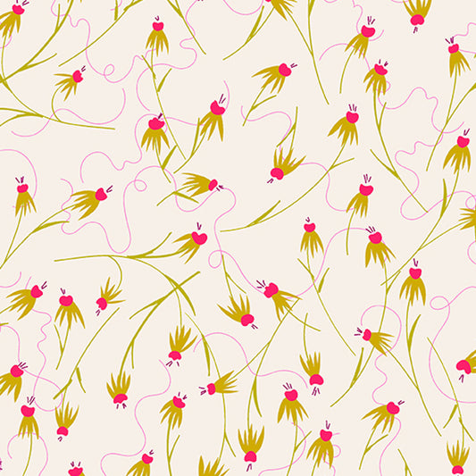 Wildflowers- Linen Coneflower by Alison Glass