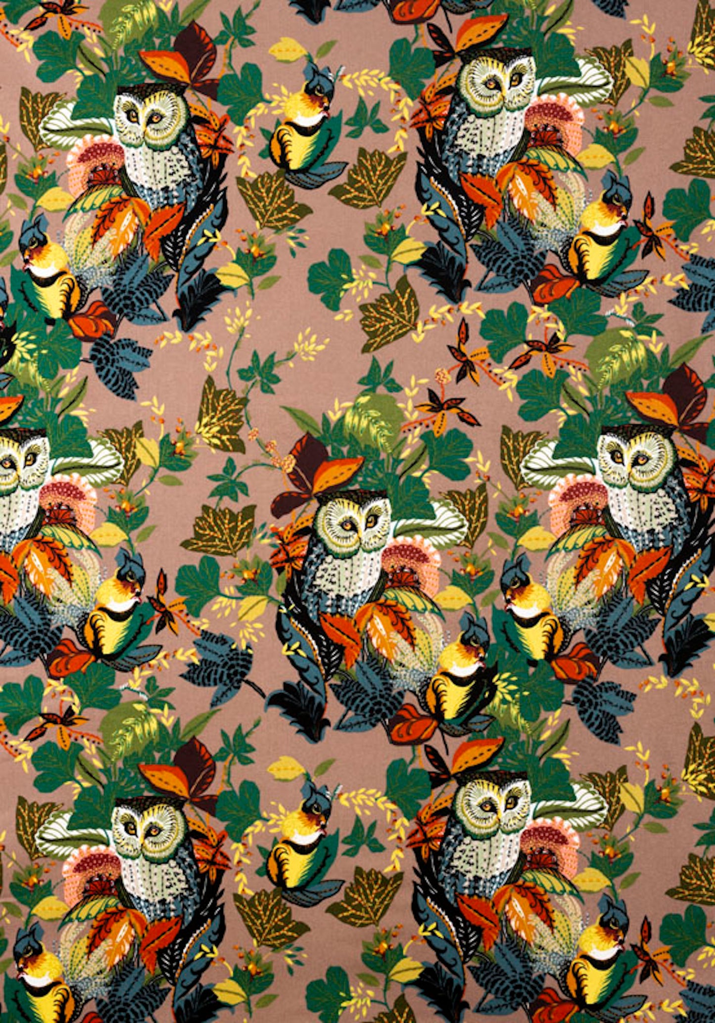 Harvest Owl By Alexander Henry Fabrics