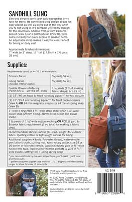 Sandhill Sling Bag Pattern