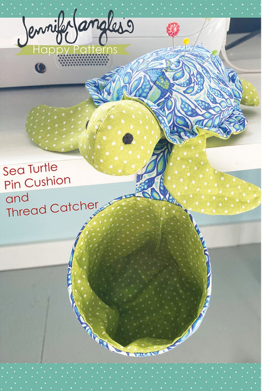 Sea Turtle Pincushion & Thread Catcher *Pattern - Jennifer Heynen (Jangles)