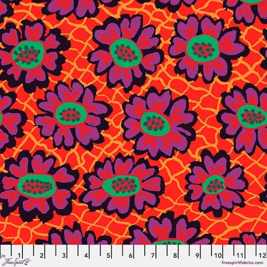 Kaffe Fassett Collective 2023- Crimson Flower Net