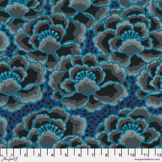 Kaffe Fassett Collective 2023- Charcoal Tonal Floral