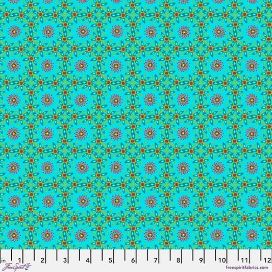 Tropicalism- Blue Corossol: Sold by the 1/2 yard.