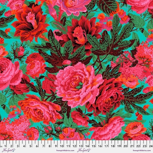 Kaffe Fassett Collective 2023- Maroon Floral Burst