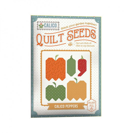 Quilt Seeds- Calico Peppers Quilt Block Pattern