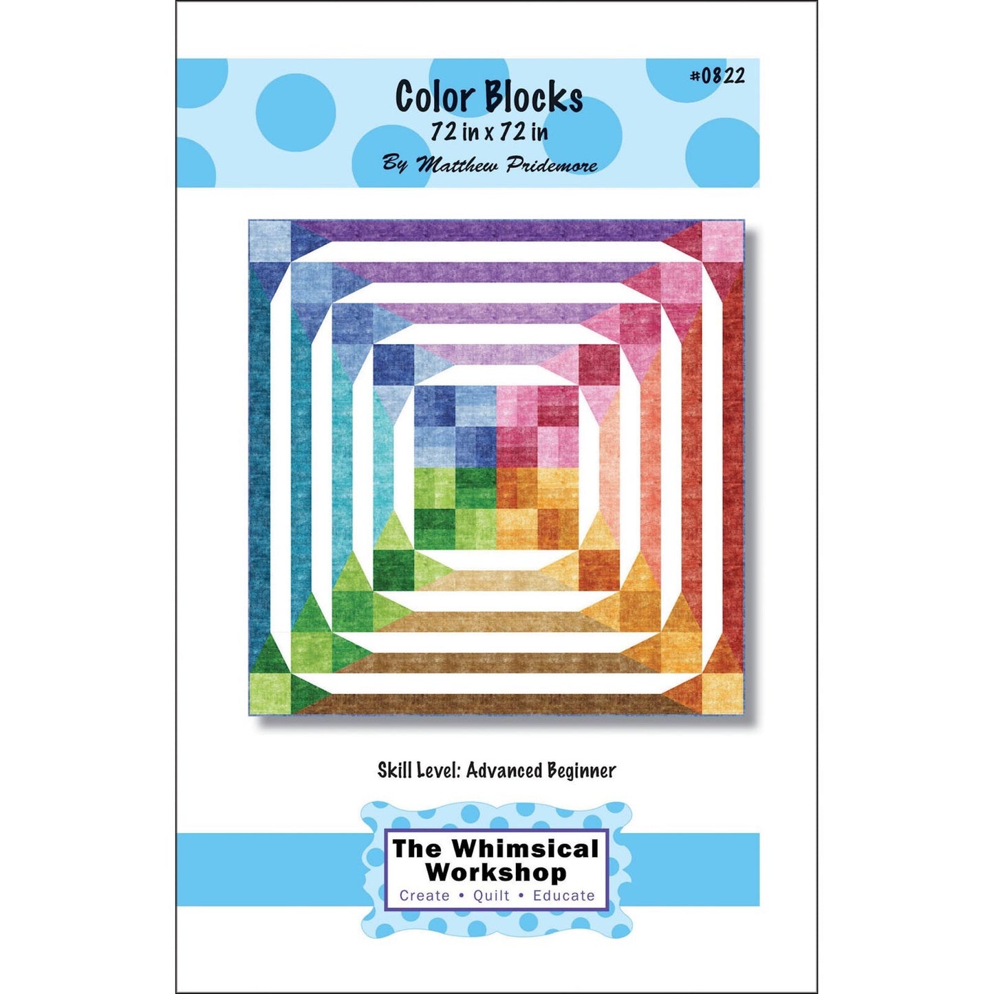 Color Blocks Quilt Pattern